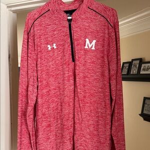 Under Armour Heathered Red Pullover